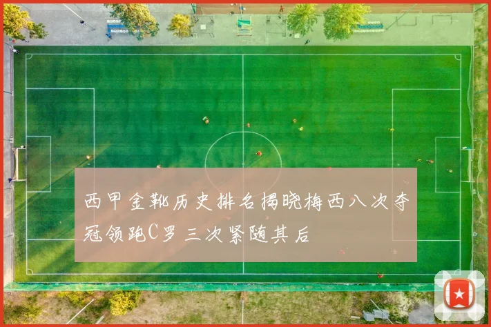 西甲金靴历史排名揭晓梅西八次夺冠领跑C罗三次紧随其后